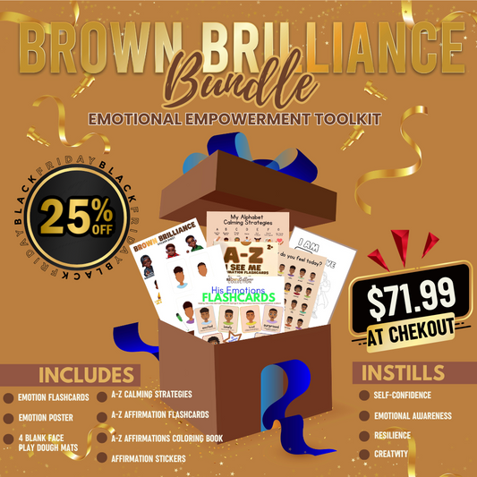 The Brown Brilliance Bundle: Emotional Empowerment Toolkit {Boy Set}