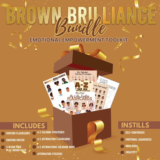 The Brown Brilliance Bundle: Emotional Empowerment Toolkit  {Mixed Boy & Girl Set}