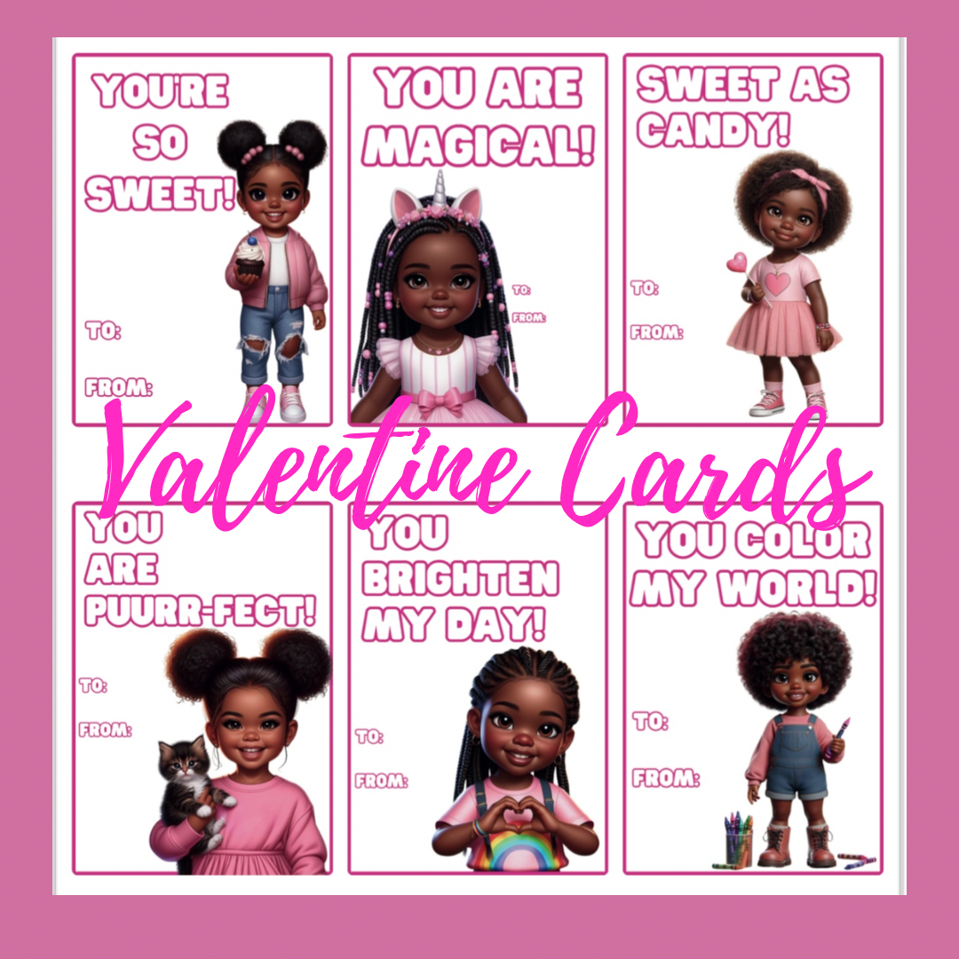 Melanin Magic Valentine Cards