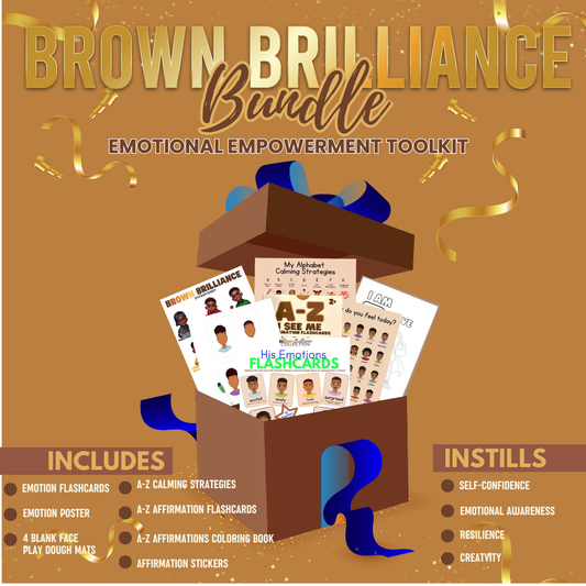 The Brown Brilliance Bundle: Emotional Empowerment Toolkit {Boy Set}