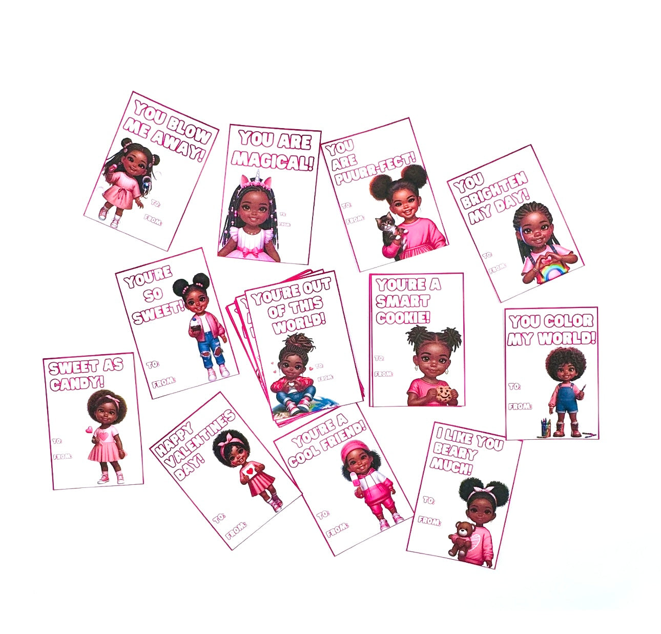 Melanin Magic Valentine Cards